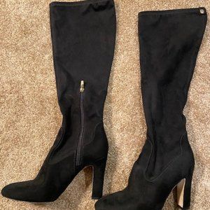 Ivanka Trump Black Suede Boots 9M